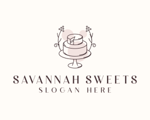 Sweet Wedding Cake logo design