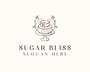 Sweet Wedding Cake logo design