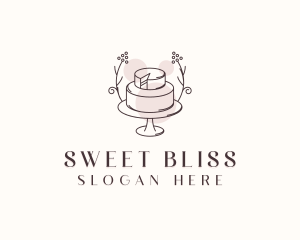 Sweet Wedding Cake logo design