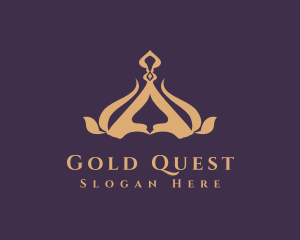 Deluxe Gold Crown logo design