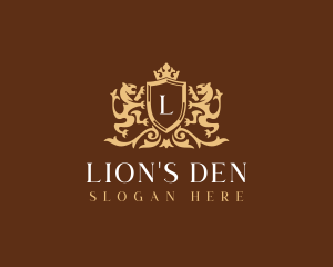 Regal Luxury Lion logo design