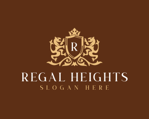 Regal Luxury Lion logo design