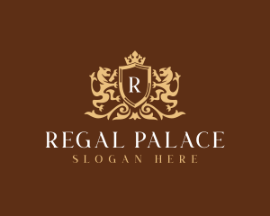 Regal Luxury Lion logo design