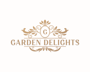 Stylish Floral Garden logo design