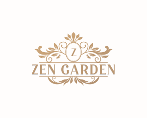 Stylish Floral Garden logo design