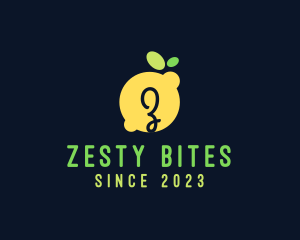 Lemon Citrus Juice Bar logo design