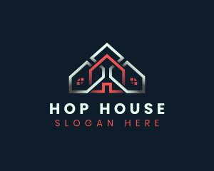 House Construction Repair logo design