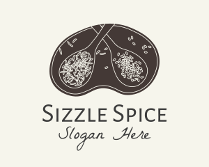 Herbs Spices Badge logo design