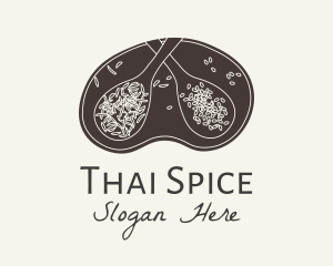 Herbs Spices Badge logo design