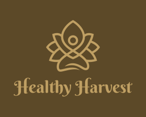 Healthy Yoga Wellness  logo design