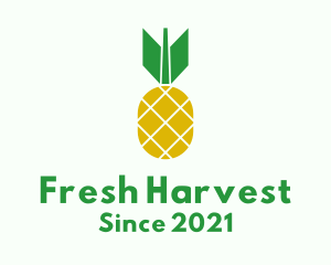 Pineapple Bomb Fruit  logo design