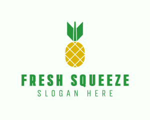 Pineapple Bomb Fruit  logo design