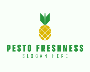 Pineapple Bomb Fruit  logo design