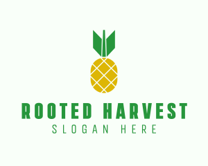 Pineapple Bomb Fruit  logo design