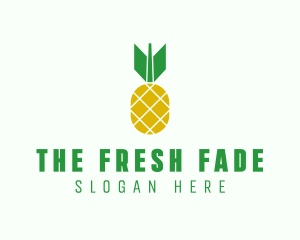 Pineapple Bomb Fruit  logo design