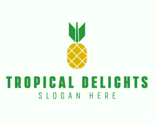 Pineapple Bomb Fruit  logo design