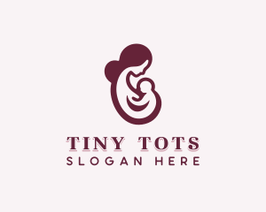 Breastfeeding Infant Childcare logo design
