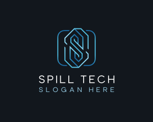 Tech Startup Letter S logo design