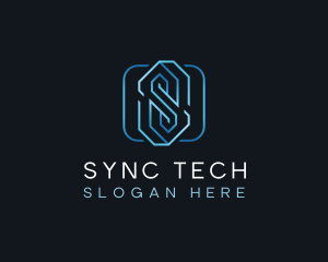 Tech Startup Letter S logo design