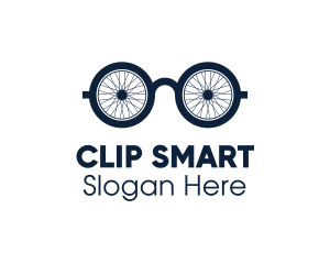 Cycling Geek Glasses logo design