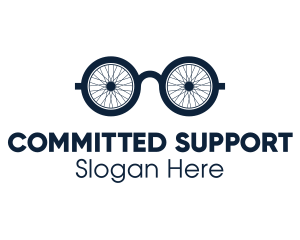 Cycling Geek Glasses logo design