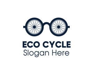 Cycling Geek Glasses logo design