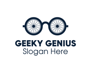 Cycling Geek Glasses logo design