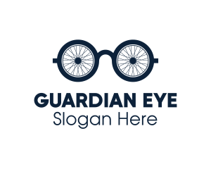 Cycling Geek Glasses logo design