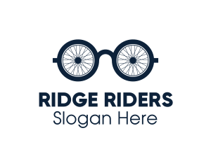 Cycling Geek Glasses logo design