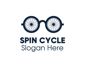 Cycling Geek Glasses logo design