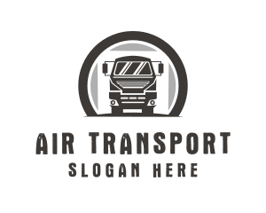 Driving Truck Transport logo design