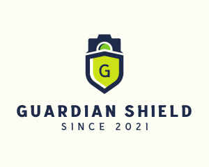 Camera Shield Protection logo design