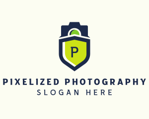 Camera Shield Protection logo design