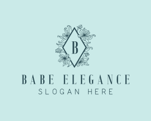 Floral Wedding Event logo design