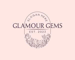 Glamorous Feminine Wordmark logo design