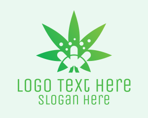 Medicinal Marijuana Leaf Logo