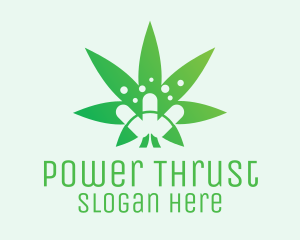 Medicinal Marijuana Leaf Logo