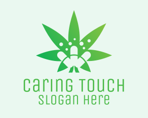 Medicinal Marijuana Leaf logo