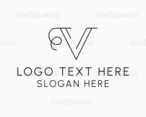 Generic Professional Letter V Logo