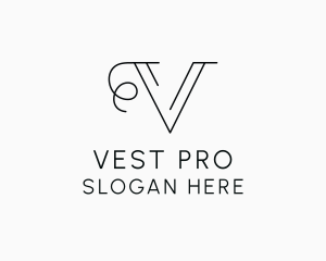 Generic Professional Letter V logo design