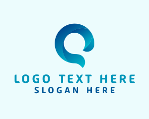 Company - Modern Letter Q Company logo design