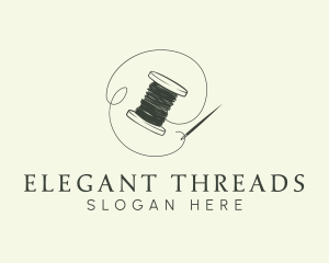 Sewing Needle Thread logo design