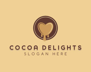 Choco Heart Bakery logo design