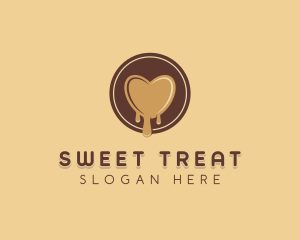 Choco Heart Bakery logo design