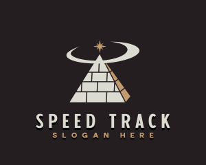 Spiritual Pyramid Star Logo