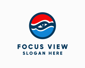 American Patriotic Eye logo design