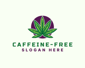 Hemp Cannabis Leaf logo design