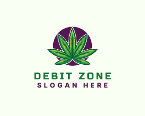 Hemp Cannabis Leaf logo design