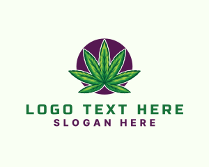 Leaf - Hemp Cannabis Leaf logo design
