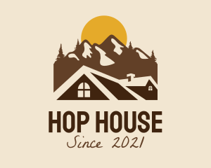 Mountain House Travel  logo design